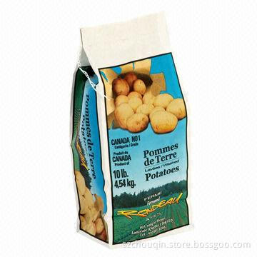 Vegetables Packaging Side Gusset Pouch, Customized Materials, Sizes and Printings Accepted